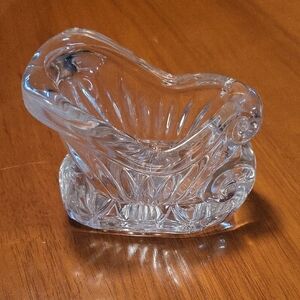 Lead Crystal Sleigh